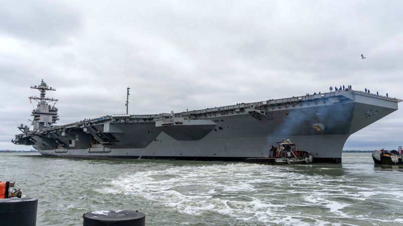 USS Gerald Ford: Der neueste und modernste Flugzeugträger der US Navy wird zum ersten Mal eingesetzt